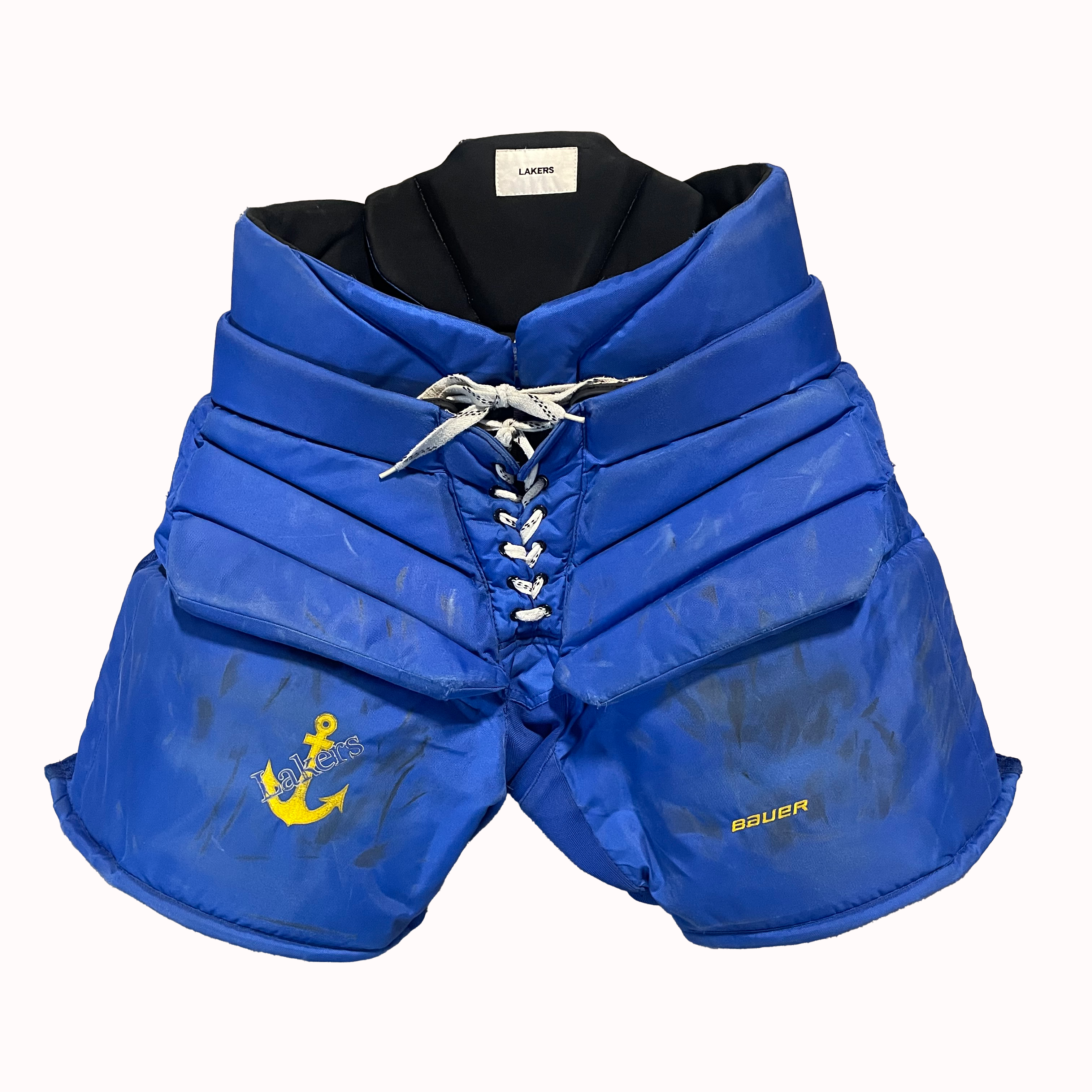 Bauer Pro - Used NCAA Pro Stock Hockey Goalie Pants (Royal Blue)